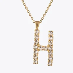 Caroline Svedbom Letter Necklace H/Crystal Outlet