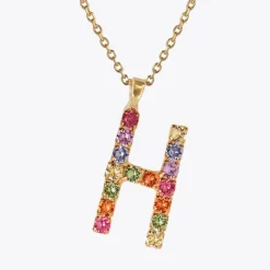 Caroline Svedbom Letter Necklace H/Rainbow Combo Discount