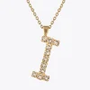 Caroline Svedbom Letter Necklace I/Crystal Hot