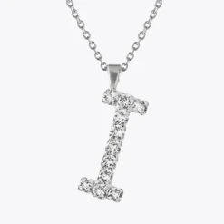 Caroline Svedbom Letter Necklace I/Crystal Hot
