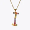Caroline Svedbom Letter Necklace I/Rainbow Combo Discount