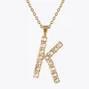Caroline Svedbom Letter Necklace K/Crystal Outlet