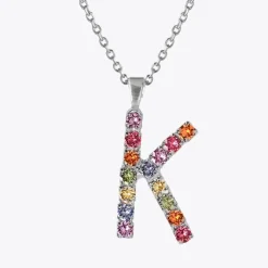 Caroline Svedbom Letter Necklace K/Rainbow Combo Outlet