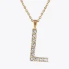 Caroline Svedbom Letter Necklace L/Crystal Online