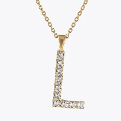 Caroline Svedbom Letter Necklace L/Crystal Online