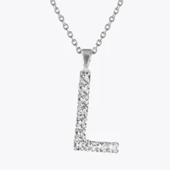 Caroline Svedbom Letter Necklace L/Crystal Online