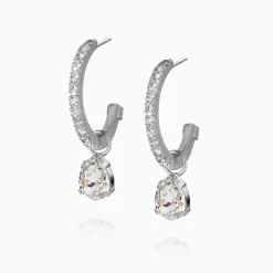 Caroline Svedbom Tracy Loop Earrings Crystal Best